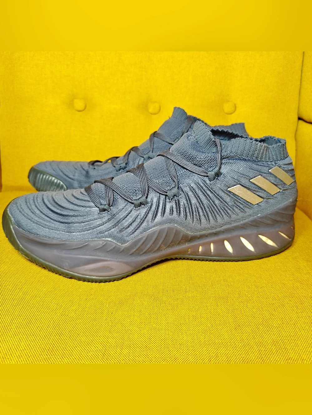 Adidas Crazy Explosive Low PE Ultraboost Basketball Gray Sneaker Mens Shoe Sz 14